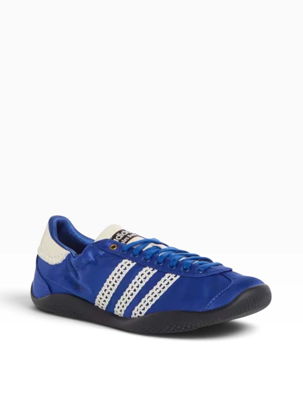 NEW Adidas x Wales Bonner Karintha Royal Blue Satin Sneakers Size 8